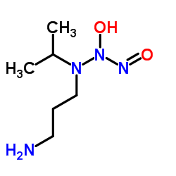 1-羟基-2-氧代-3-(3-氨丙基)-3-异丙基-1-三氮烯结构式