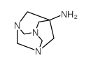 1, 3, 5-三氮杂金刚烷-7-胺结构式