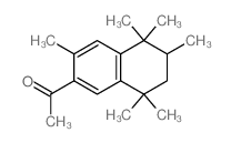 Acetyl hexamethyl tetralin Structure