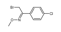 4-chlorophenacyl bromide O-methyloxime Structure