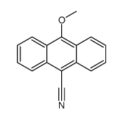 10-methoxyanthracene-9-carbonitrile结构式