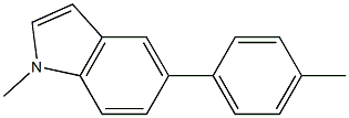 1-methyl-5-(p-tolyl)-1H-indole结构式