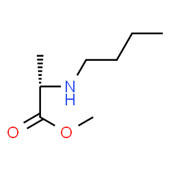 Alanine, N-butyl-, methyl ester (9CI)结构式