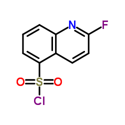 2-Fluoro-5-quinolinesulfonyl chloride Structure