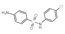 4-氨基-N-(4-氯苯基)苯磺酰胺结构式
