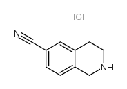 6-氰基-1,2,3,4-四氢喹啉盐酸盐结构式