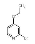 2-溴-4-乙氧基吡啶结构式