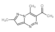 1-(4,7-二甲基吡唑并[5,1-c][1,2,4]三氮杂-3-基)-1-乙酮结构式
