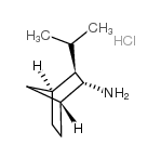 (+/-)-2-内向-氨基-3-外向-异丙基双环[2.2.1]庚烷盐酸盐结构式