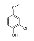 2-Chloro-4-(methylthio)phenol Structure