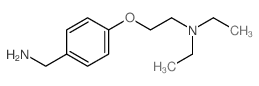 4-(2-二乙基氨基乙氧基)苄胺结构式