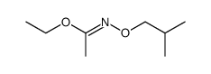 N-isobutoxy-acetimidic acid ethyl ester Structure