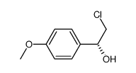 (R)-2-氯-1-(4-甲氧基苯基)乙醇结构式