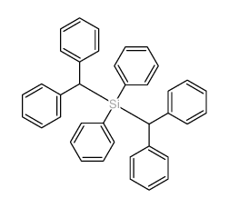 Silane,bis(diphenylmethyl)diphenyl- (7CI,8CI,9CI) Structure