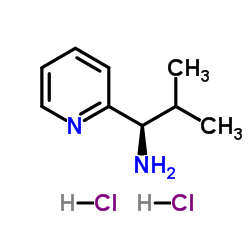 (R)-2-Methyl-1-pyridin-2-yl-propylamine dihydrochloride Structure