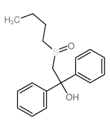 Benzhydrol, a-[(butylsulfinyl)methyl]- (8CI)结构式