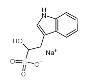 吲哚-3-乙醛-亚硫酸氢钠加成化合物结构式