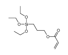 3-triethoxysilylpropyl prop-2-enoate结构式