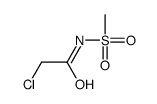 N-(氯乙酰基)甲基磺酰胺结构式