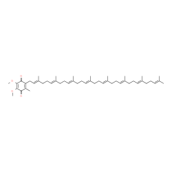 2-(3,7,11,15,19,23,27,31,35,39-decamethyltetraconta-2,6,10,14,18,22,26,30,34,38-decaenyl)-5,6-dimethoxy-3-methyl-cyclohexa-2,5-diene-1,4-dione结构式