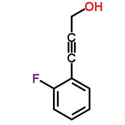 3-(2-Fluorophenyl)-2-propyn-1-ol结构式