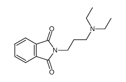 2-(3-diethylaminopropyl)isoindoline-1,3-dione Structure