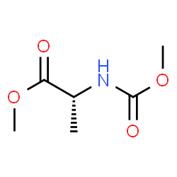 D-Alanine, N-(methoxycarbonyl)-, methyl ester (9CI)结构式