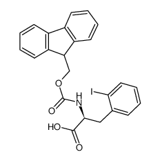 Fmoc-L-2-碘苯丙氨酸结构式