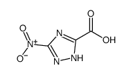 3-硝基-1H-1,2,4-三唑-5-羧酸结构式