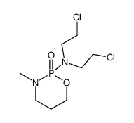 bis-(2-chloro-ethyl)-(3-methyl-2-oxo-2λ5-[1,3,2]oxazaphosphinan-2-yl)-amine结构式
