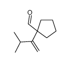 Cyclopentanecarboxaldehyde, 1-(1,1-dimethyl-2-propenyl)- Structure