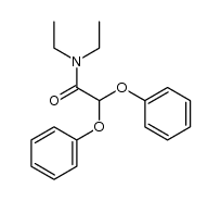 diphenoxy-acetic acid diethylamide Structure
