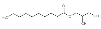 一癸酸甘油酯结构式