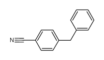 4-苄基苯甲腈结构式