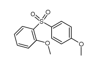 1-methoxy-2-((4-methoxyphenyl)sulfonyl)benzene结构式