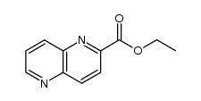 1,5-Naphthyridine-2-carboxylic acid, ethyl ester结构式
