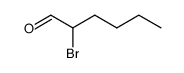 α-bromohexanal Structure