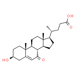 3β-OH-7-Oxocholenic Acid结构式