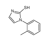 1-(o-甲苯基)-1H-咪唑-2-硫醇结构式