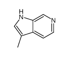 3-甲基-1H-吡咯并[2,3-c]吡啶结构式