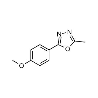 2-(4-Methoxyphenyl)-5-methyl-1,3,4-oxadiazole Structure