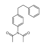 N-acetyl-N-(4-phenethylphenyl)acetamide结构式