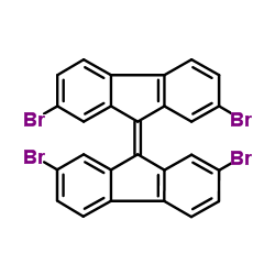 2,2',7,7'-四溴-9,9-联亚芴基结构式