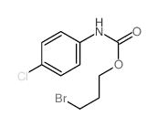 Carbanilic acid,p-chloro-, 3-bromopropyl ester (8CI) Structure