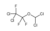 1,1-dichloro-2-(dichloromethoxy)-1,2,2-trifluoroethane结构式