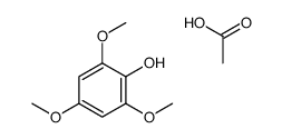 acetic acid,2,4,6-trimethoxyphenol结构式