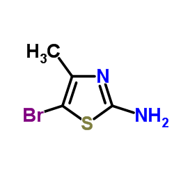 2-氨基-5-溴-4-甲基噻唑结构式
