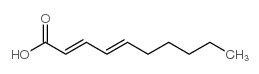 (2E,4E)-2,4-癸二烯酸结构式