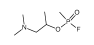 methyl-phosphonic acid-(β-dimethylamino-isopropyl ester)-fluoride结构式
