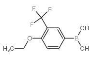 4-乙氧基-2-三氟甲基苯硼酸结构式